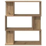 vidaXL Bibliotecă, stejar artizanal, 80x24x96 cm, lemn prelucrat vidaXL Bibliotecă, stejar artizanal, 80x24x96 cm, lemn prelucrat