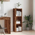 vidaXL Dulap cu cărți din lemn vechi 36x30x114 cm din lemn prelucrat vidaXL Dulap cu cărți din lemn vechi 36x30x114 cm din lemn prelucrat