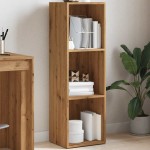 vidaXL Bibliotecă, Stejar artizanal, 36x30x114 cm, lemn prelucrat vidaXL Bibliotecă, Stejar artizanal, 36x30x114 cm, lemn prelucrat