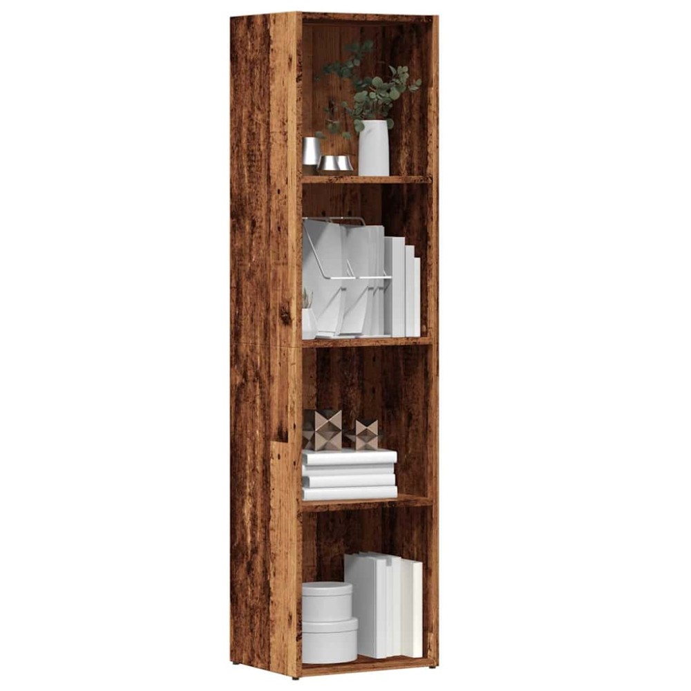 vidaXL Bibliotecă, lemn vechi, 36 x 30 x 143 cm, lemn prelucrat