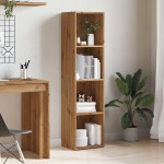 vidaXL Bibliotecă, stejar artizanal, 36x30x143 cm, lemn prelucrat vidaXL Bibliotecă, stejar artizanal, 36x30x143 cm, lemn prelucrat