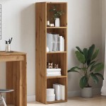 vidaXL Bibliotecă, stejar artizanal, 36x30x143 cm, lemn prelucrat vidaXL Bibliotecă, stejar artizanal, 36x30x143 cm, lemn prelucrat