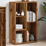 vidaXL Dulap cu cărți din lemn vechi 66x30x130 cm lemn prelucrat vidaXL Dulap cu cărți din lemn vechi 66x30x130 cm lemn prelucrat