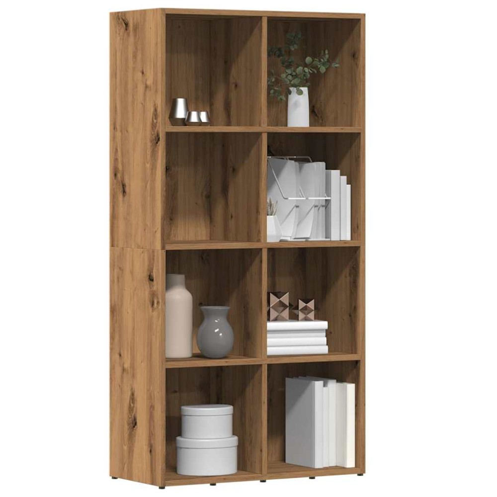 vidaXL Bibliotecă, stejar artizanal, 66x30x130 cm, lemn prelucrat