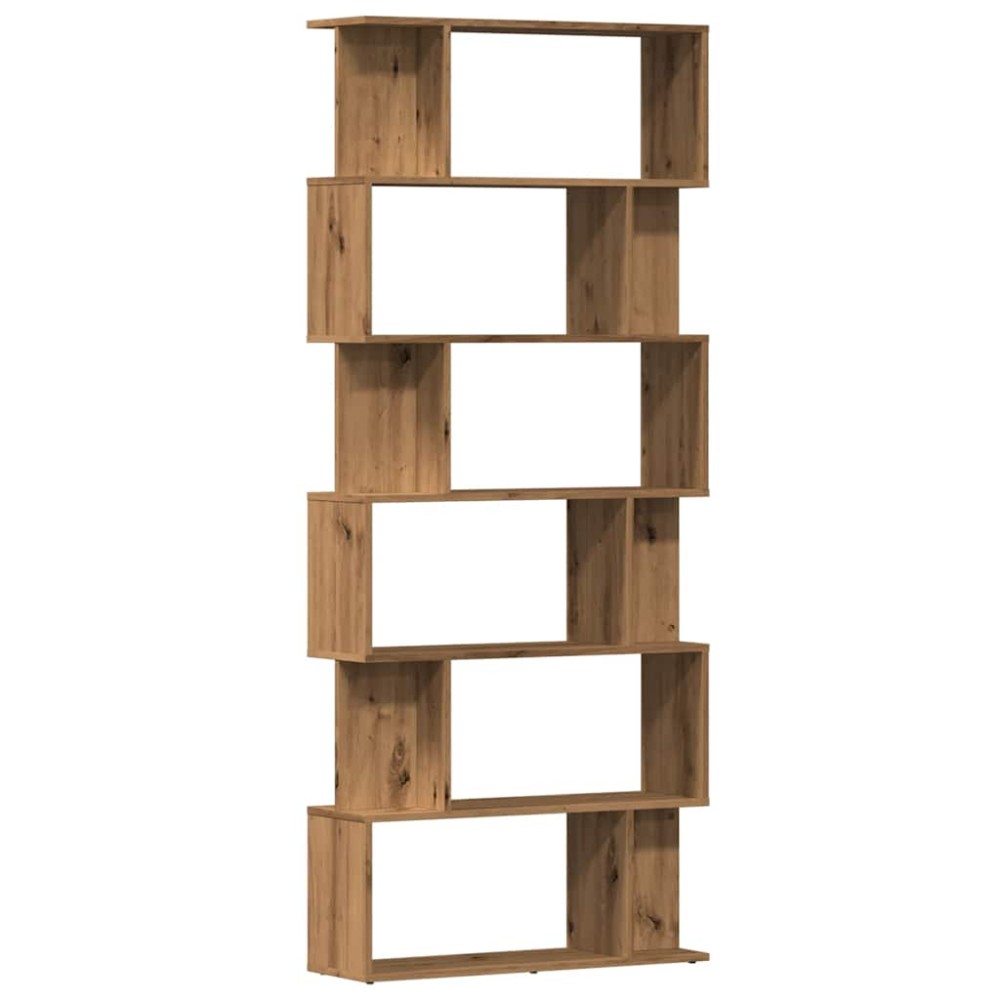 vidaXL Dulap cu cărți Artisan Stejar 80x24x192 cm Lemn prelucrat