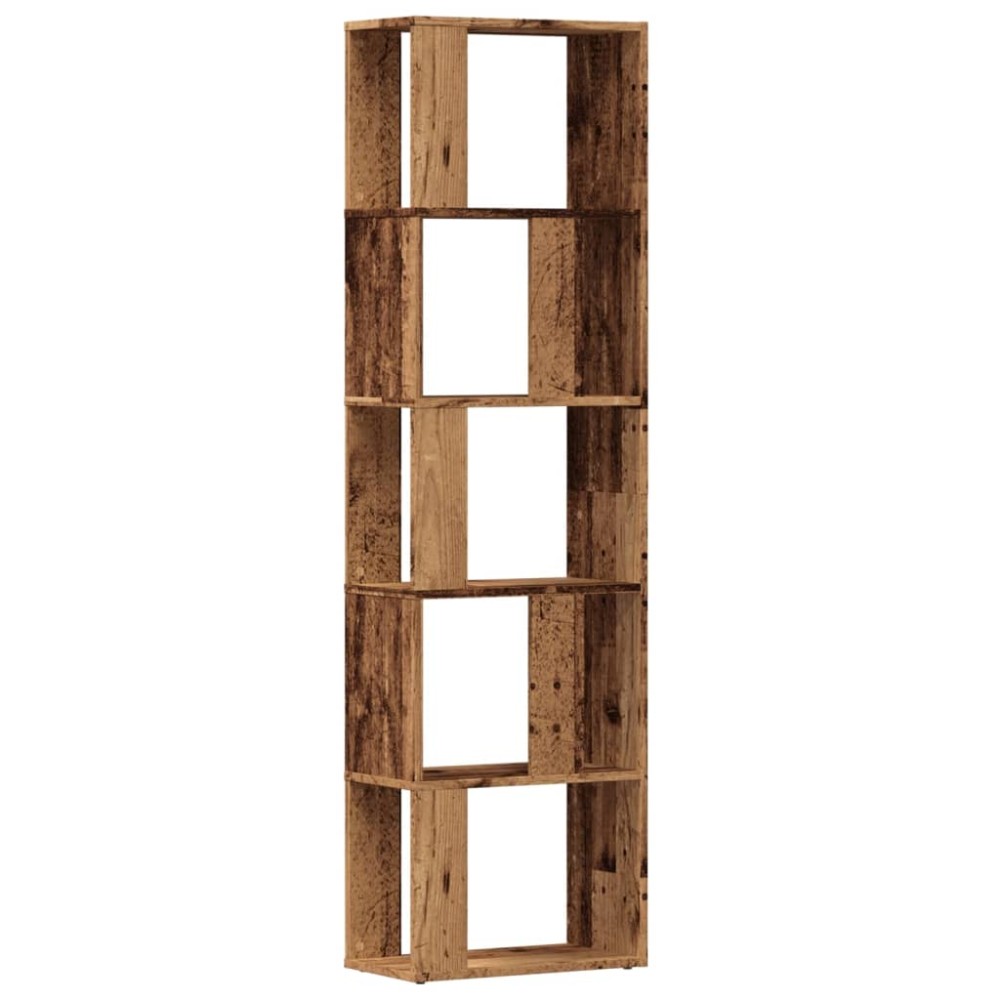 vidaXL Bibliotecă, lemn vechi, 45x24x159 cm, lemn prelucrat