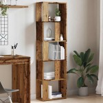 vidaXL Bibliotecă, lemn vechi, 45x24x159 cm, lemn prelucrat vidaXL Bibliotecă, lemn vechi, 45x24x159 cm, lemn prelucrat