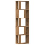 vidaXL Bibliotecă, stejar artizanal, 45x24x159 cm, lemn prelucrat vidaXL Bibliotecă, stejar artizanal, 45x24x159 cm, lemn prelucrat