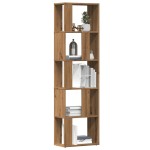 vidaXL Bibliotecă, stejar artizanal, 45x24x159 cm, lemn prelucrat vidaXL Bibliotecă, stejar artizanal, 45x24x159 cm, lemn prelucrat