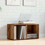 vidaXL Cutie de depozitare lemn vechi 69,5x34x36 cm lemn prelucrat vidaXL Cutie de depozitare lemn vechi 69,5x34x36 cm lemn prelucrat