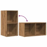 vidaXL Cutie depozitare, stejar artizanal 69,5x34x36 cm lemn prelucrat vidaXL Cutie depozitare, stejar artizanal 69,5x34x36 cm lemn prelucrat
