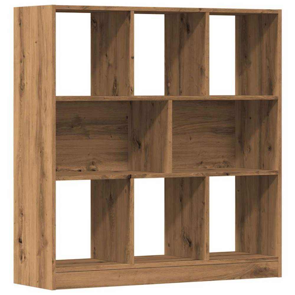 vidaXL Dulap cărți Artisan Stejar 97,5x29,5x100 cm Lemn prelucrat