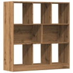vidaXL Dulap cărți Artisan Stejar 97,5x29,5x100 cm Lemn prelucrat vidaXL Dulap cărți Artisan Stejar 97,5x29,5x100 cm Lemn prelucrat