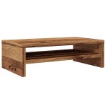 vidaXL Suport pentru monitor Lemn vechi 42x24x13 cm Lemn prelucrat