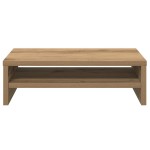 vidaXL Suport monitor, stejar artizanal, 42x24x13 cm, lemn prelucrat