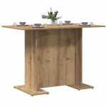 vidaXL Masă bucătărie, stejar artizanal, 110x60x75 cm, lemn prelucrat vidaXL Masă bucătărie, stejar artizanal, 110x60x75 cm, lemn prelucrat