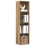 vidaXL Dulap cărți/Dulap TV Artisan Stejar 36x30x143cm Lemn prelucrat vidaXL Dulap cărți/Dulap TV Artisan Stejar 36x30x143cm Lemn prelucrat