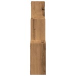 vidaXL Rafturi cub perete stejar artizanal 68x15x68 cm, lemn prelucrat vidaXL Rafturi cub perete stejar artizanal 68x15x68 cm, lemn prelucrat