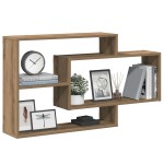 vidaXL Raft de perete, stejar artizanal, 104x20x58,5 cm lemn prelucrat vidaXL Raft de perete, stejar artizanal, 104x20x58,5 cm lemn prelucrat