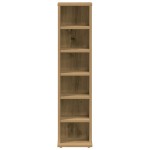 vidaXL Dulap CD-uri, stejar artizanal, 21x20x88 cm, lemn prelucrat