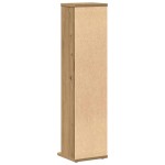 vidaXL Dulap CD-uri, stejar artizanal, 21x20x88 cm, lemn prelucrat