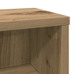 vidaXL Dulap CD-uri, stejar artizanal, 21x20x88 cm, lemn prelucrat