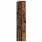 vidaXL Bibliotecă/Separator de cameră, Lemn vechi, 105x24x102 cm vidaXL Bibliotecă/Separator de cameră, Lemn vechi, 105x24x102 cm