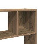 vidaXL Bibliotecă/Separator de cameră, Stejar artizanal, 105x24x102 cm