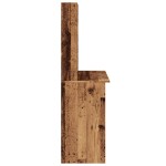 vidaXL Birou cu rafturi, lemn vechi, 102x45x148 cm, lemn prelucrat