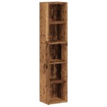 vidaXL Dulapuri CD-uri, 2 buc. lemn vechi 21x16x93,5 cm lemn prelucrat