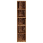 vidaXL Dulapuri CD-uri, 2 buc. lemn vechi 21x16x93,5 cm lemn prelucrat