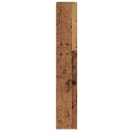 vidaXL Dulapuri CD-uri, 2 buc. lemn vechi 21x16x93,5 cm lemn prelucrat