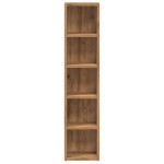 vidaXL Dulap CD 2 buc. stejar artizanal 21x16x93,5 cm lemn prelucrat