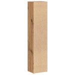 vidaXL Dulap CD 2 buc. stejar artizanal 21x16x93,5 cm lemn prelucrat
