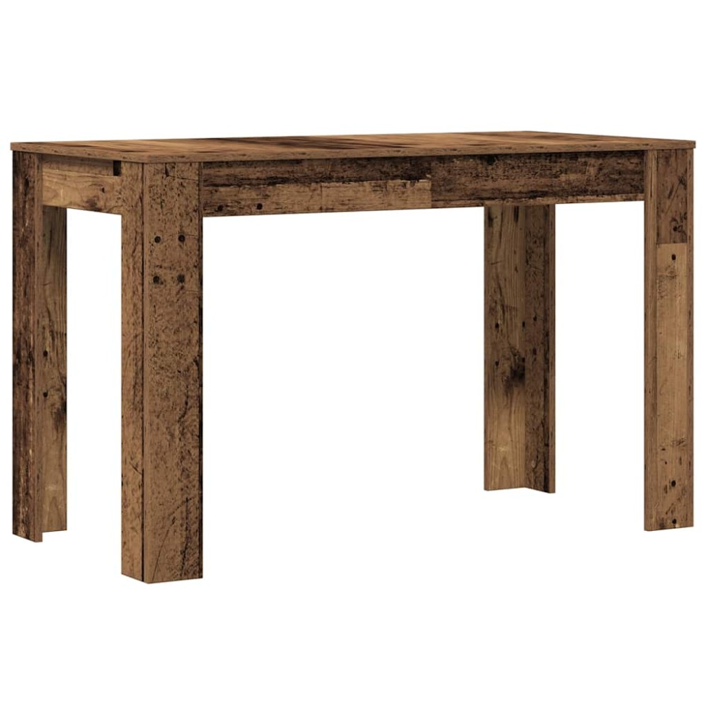 vidaXL Masă de bucătărie, lemn vechi, 120 x 60 x 76 cm, PAL