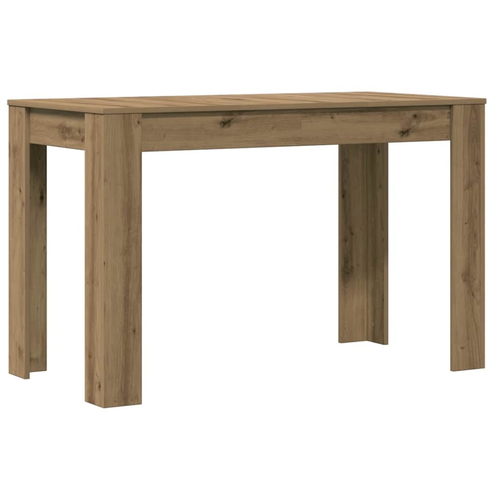 vidaXL Masă de bucătărie, Stejar artizanal 120x60x76 cm lemn prelucrat