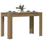 vidaXL Masă de bucătărie, Stejar artizanal 120x60x76 cm lemn prelucrat vidaXL Masă de bucătărie, Stejar artizanal 120x60x76 cm lemn prelucrat