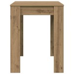 vidaXL Masă de bucătărie, Stejar artizanal 120x60x76 cm lemn prelucrat vidaXL Masă de bucătărie, Stejar artizanal 120x60x76 cm lemn prelucrat
