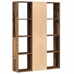 vidaXL Separator cameră/Bibliotecă, Lemn vechi, 100x24x140 cm, PAL vidaXL Separator cameră/Bibliotecă, Lemn vechi, 100x24x140 cm, PAL