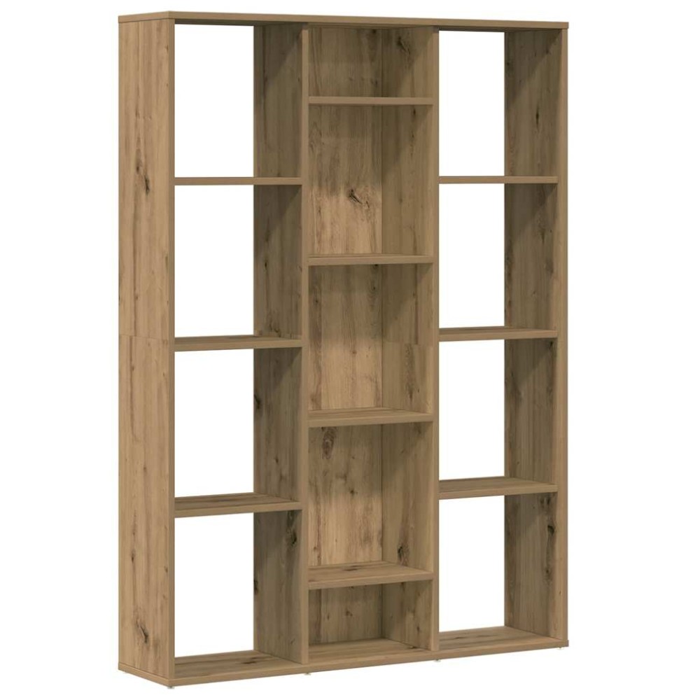 vidaXL Separator cameră/Bibliotecă, Stejar artizanal 100x24x140 cm PAL