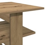 vidaXL Măsuță de cafea, stejar artizanal, 102x55x42 cm, lemn prelucrat