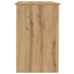 vidaXL Birou, stejar artizanal, 102x76x50 cm, lemn prelucrat