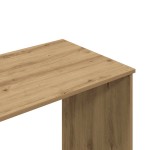 vidaXL Birou, stejar artizanal, 102x76x50 cm, lemn prelucrat