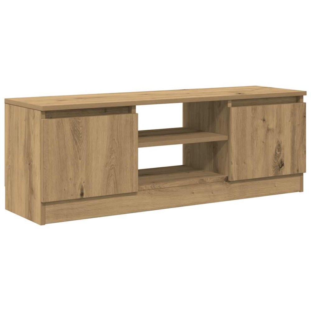 vidaXL Dulap TV, stejar artizanal, 102x30x36 cm, lemn prelucrat