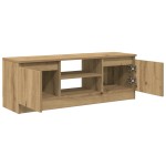 vidaXL Dulap TV, stejar artizanal, 102x30x36 cm, lemn prelucrat