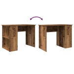 vidaXL Birou, lemn vechi,100x55x75 cm, lemn prelucrat