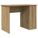 vidaXL Birou, stejar artizanal, 100x55x75 cm, lemn prelucrat