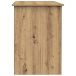 vidaXL Birou, stejar artizanal, 100x55x75 cm, lemn prelucrat