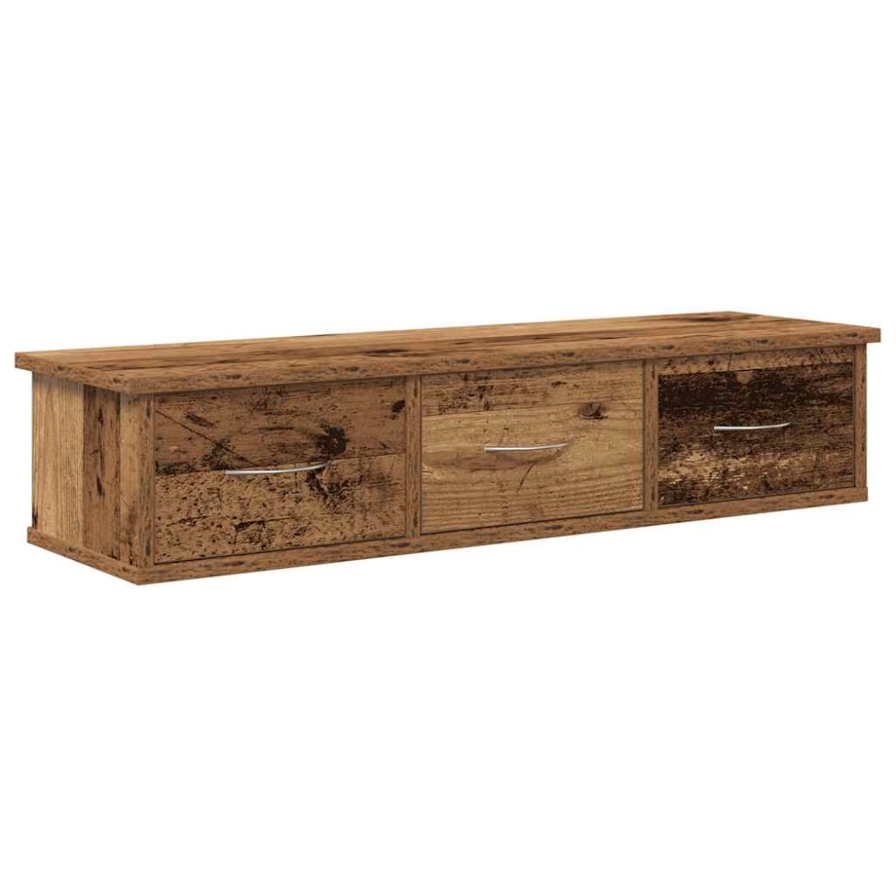 vidaXL Dulap de perete, lemn învechit, 88x26x18,5 cm, lemn prelucrat