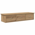 vidaXL Dulap de perete, stejar artizanal, 88x26x18,5cm, lemn prelucrat vidaXL Dulap de perete, stejar artizanal, 88x26x18,5cm, lemn prelucrat